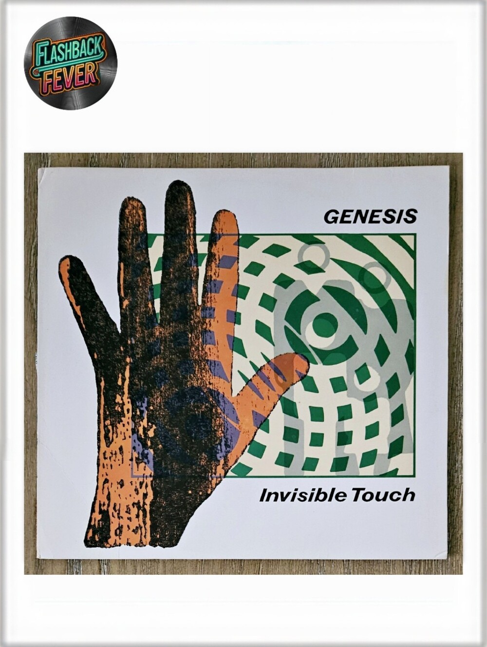 GENESIS•Invisible Touch•1986 US (#81641-1-E) RCA Music Service, Embossed Sleeve